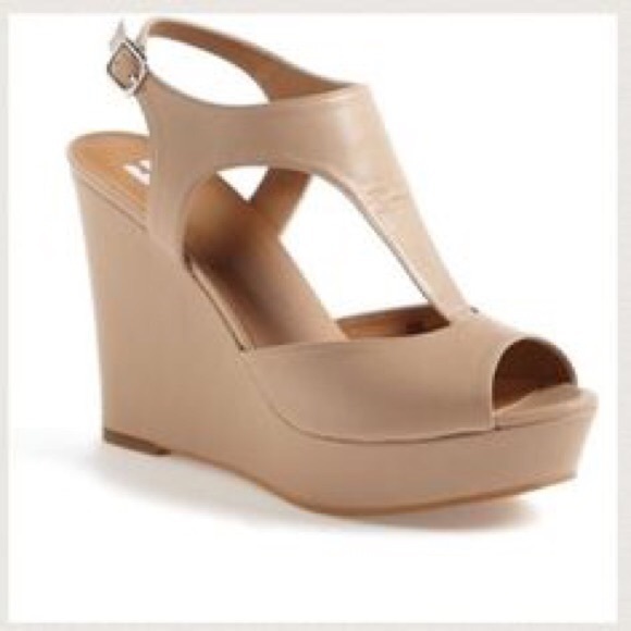 BC Footwear Shoes - BC Footwear Nude Wedges